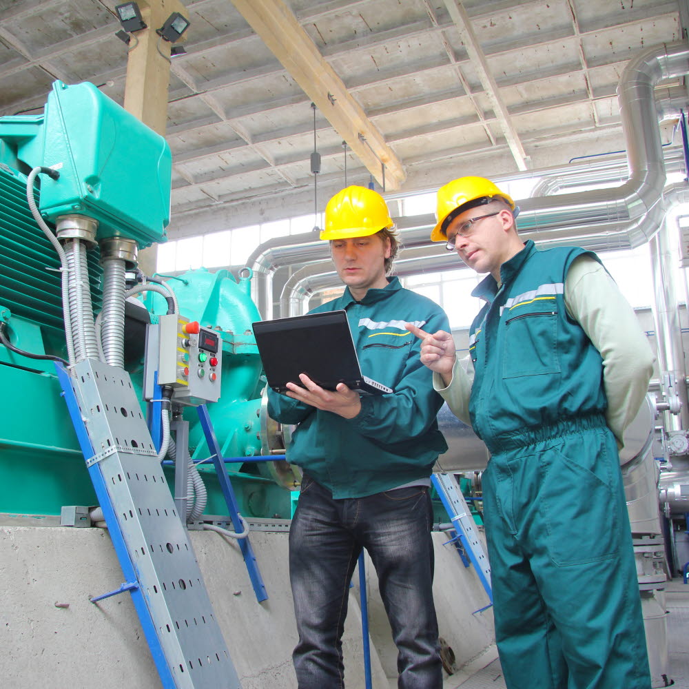 Process and quality inspection at a factory