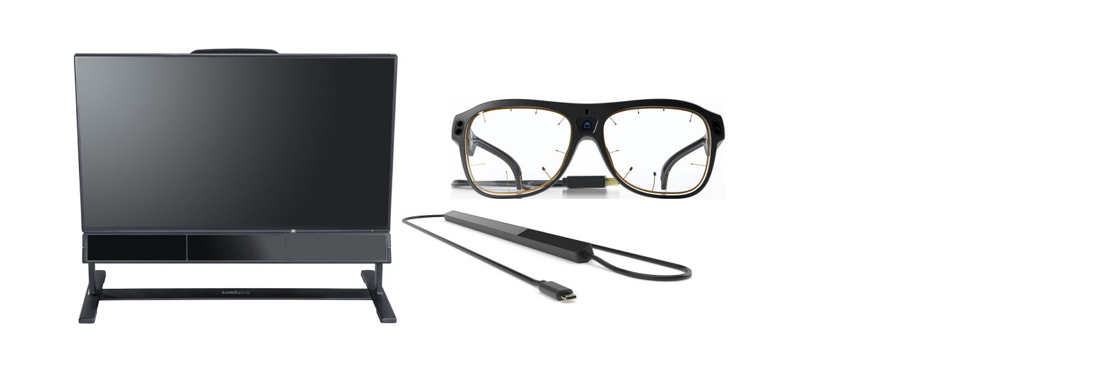 Tobii Pro products Fusion, Spectrum and Glasses 3
